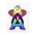Angelbet Letter A postcards