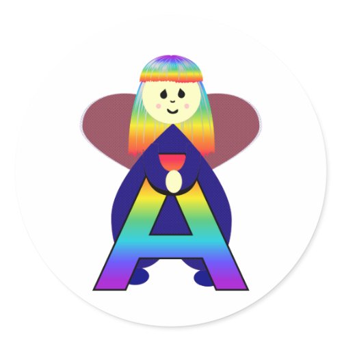 Angelbet Letter A Stickers