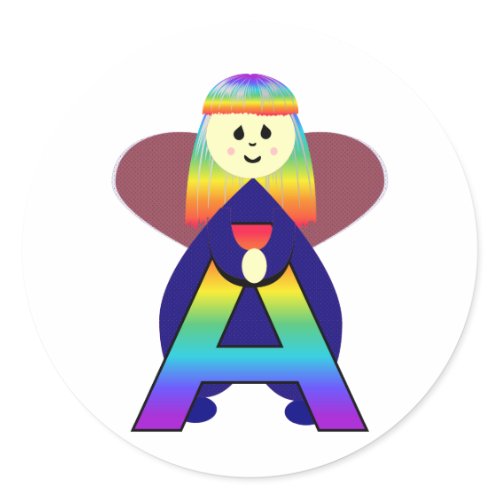 Angelbet Letter A Stickers