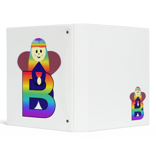 Angelbet Letter B Binder