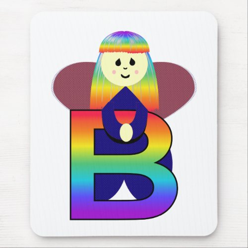 Angelbet Letter B Mousepad