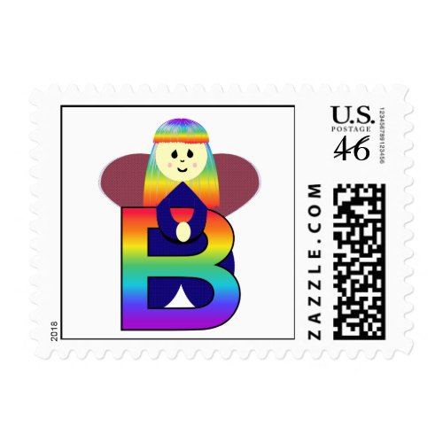 Angelbet Letter B Postage Stamps