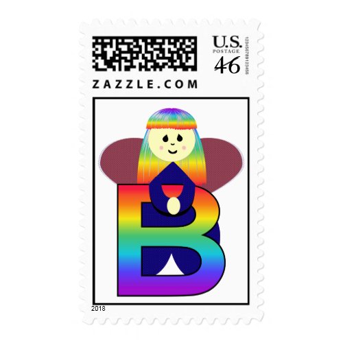 Angelbet Letter B Postage Stamps