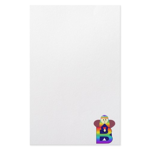 Angelbet Letter B Stationery