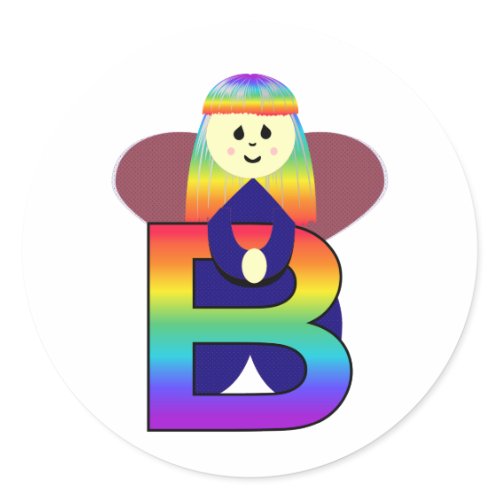 Angelbet Letter B Stickers