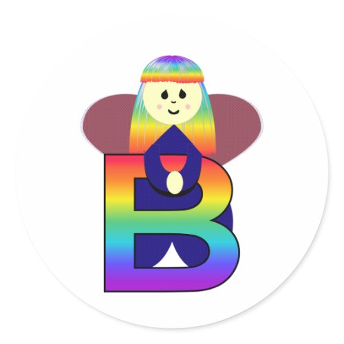 Angelbet Letter B Stickers