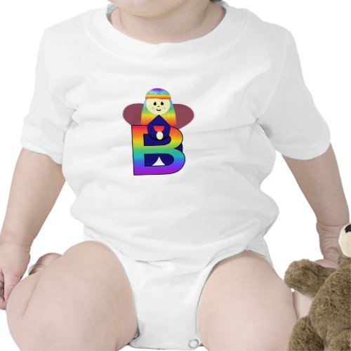 Angelbet Letter B Onesie