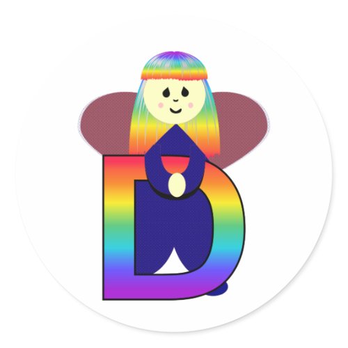 Angelbet Letter D Stickers