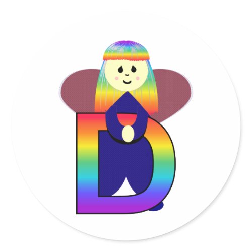 Angelbet Letter D Stickers