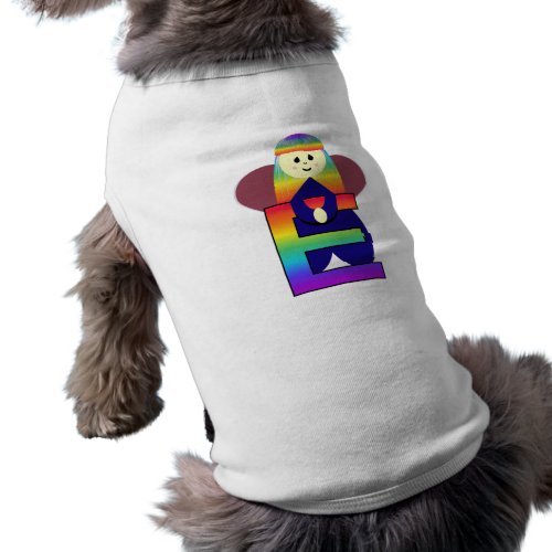Angelbet Letter E Doggie Tee