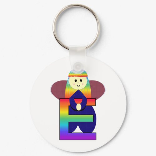 Angelbet Letter E Keychain