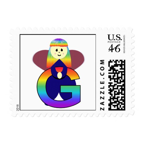 Angelbet Letter G Postage Stamps