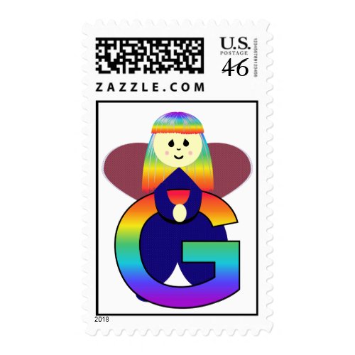Angelbet Letter G Postage Stamps