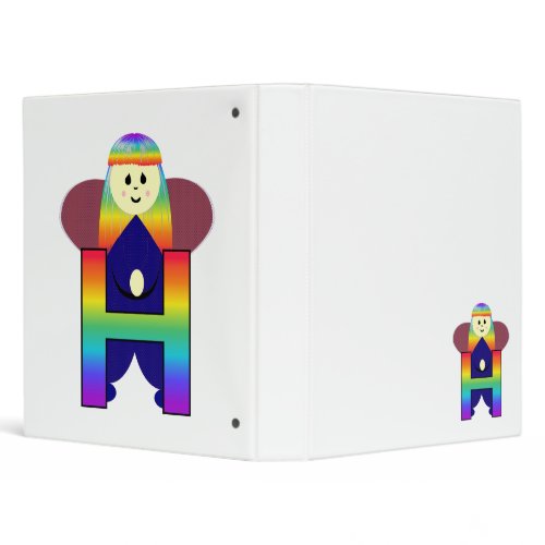 Angelbet Letter H Binder