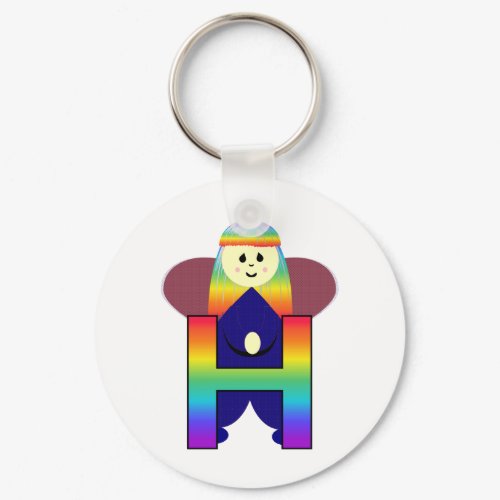 Angelbet Letter H Keychain