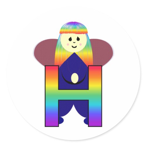 Angelbet Letter H Stickers
