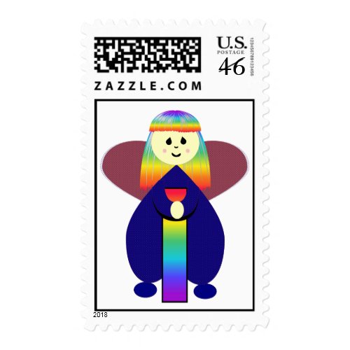 Angelbet Letter I Postage Stamps