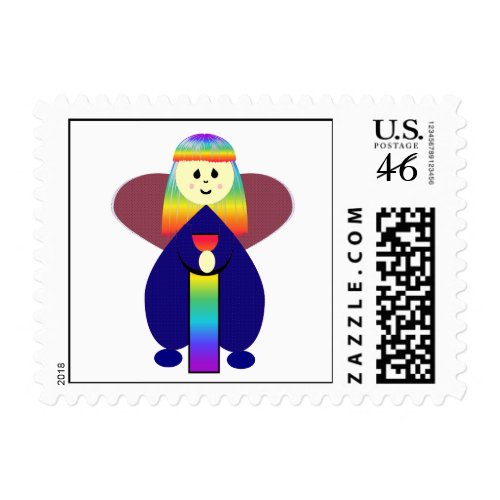 Angelbet Letter I Postage Stamps