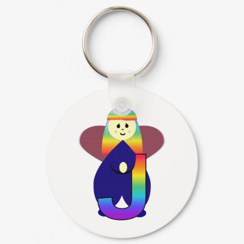Angelbet Letter J Keychain