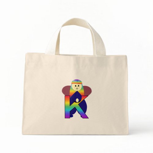 Angelbet Letter K Tote Bag