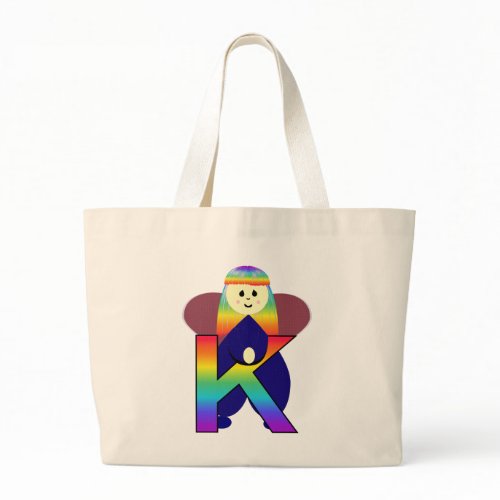 Angelbet Letter K Tote Bag