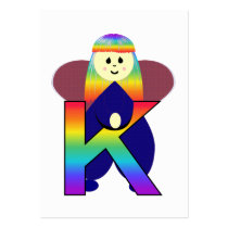 Angelbet Letter K Business Cards