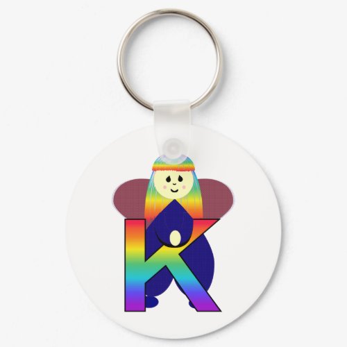 Angelbet Letter K Keychain