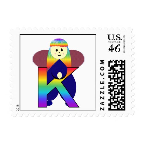 Angelbet Letter K Postage Stamps