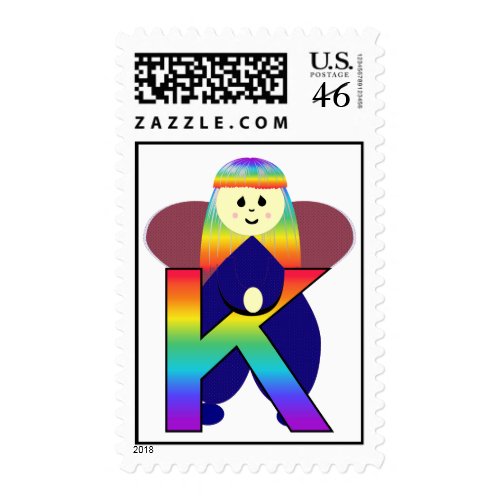 Angelbet Letter K Postage Stamps