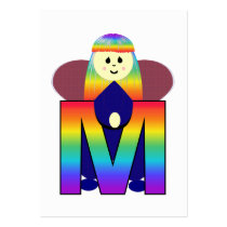 Angelbet Letter M Business Card
