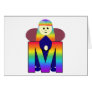 Angelbet Letter M Greeting Card