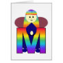 Angelbet Letter M Greeting Card