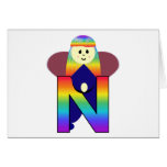 Angelbet Letter N Cards