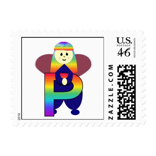 Angelbet Letter P Postage Stamps