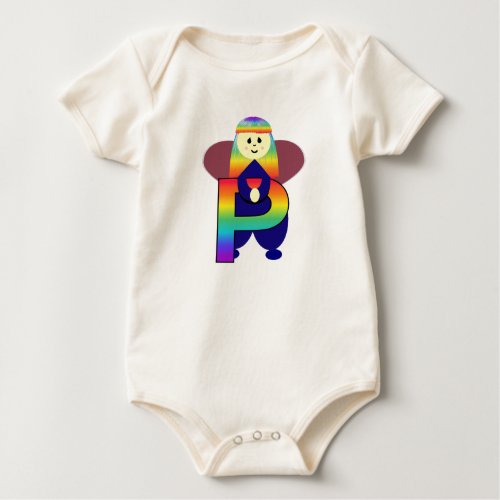 Angelbet Letter P Onesie