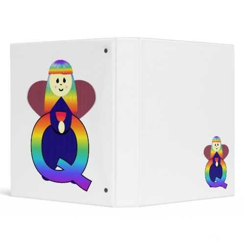Angelbet Letter Q Binder