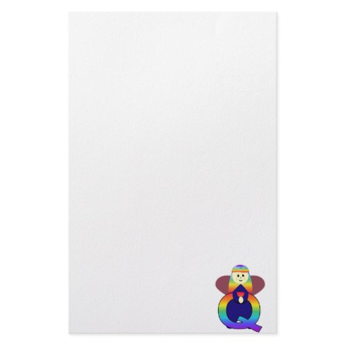 Angelbet Letter Q Stationery