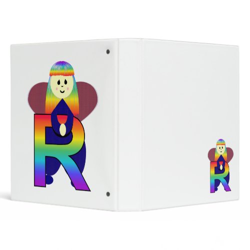 Angelbet Letter R Binder
