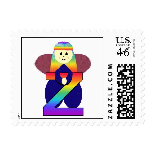 Angelbet Letter Z Postage Stamps