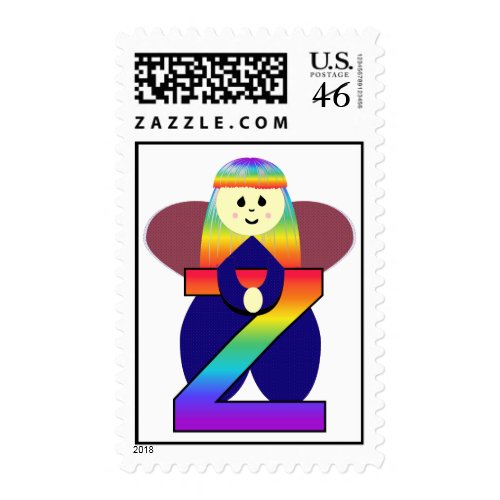 Angelbet Letter Z Postage Stamps