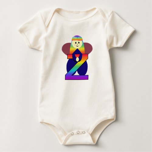 Angelbet Letter Z Onesie