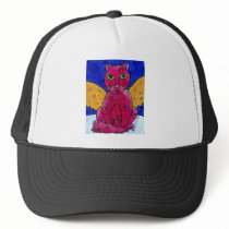 AngelCatPink hats by BeMusedArt AngelCatPink hats