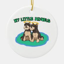 Ángeles de Terrier Ornaments Para Arbol De Navidad