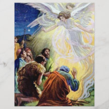 Ángeles del navidad tarjetón