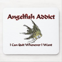 Angelfish Addict Mouse Mat