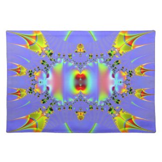 Angelfish Aquarium Fractal Place Mat