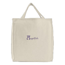 Angelfish embroidered bags by TheNicknameStore Angelfish embroidered bags