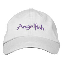 Angelfish embroidered hats by TheNicknameStore Angelfish embroidered hats