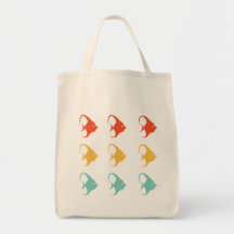 Angelfish Fish Cichlids Pterophyllum Ocean Animal Bags