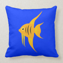 AngelFish in the deep blue sea pillows